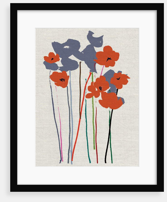 Printed Poppies, 2018 by Jenny Frean