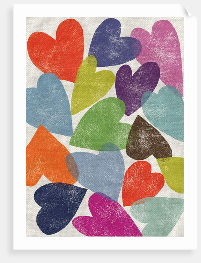 Printed Hearts, 2018 by Jenny Frean
