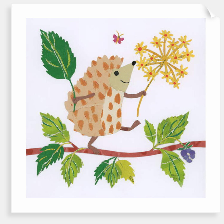 Highwire Hedgehog, 2016, collage by Sarah Battle