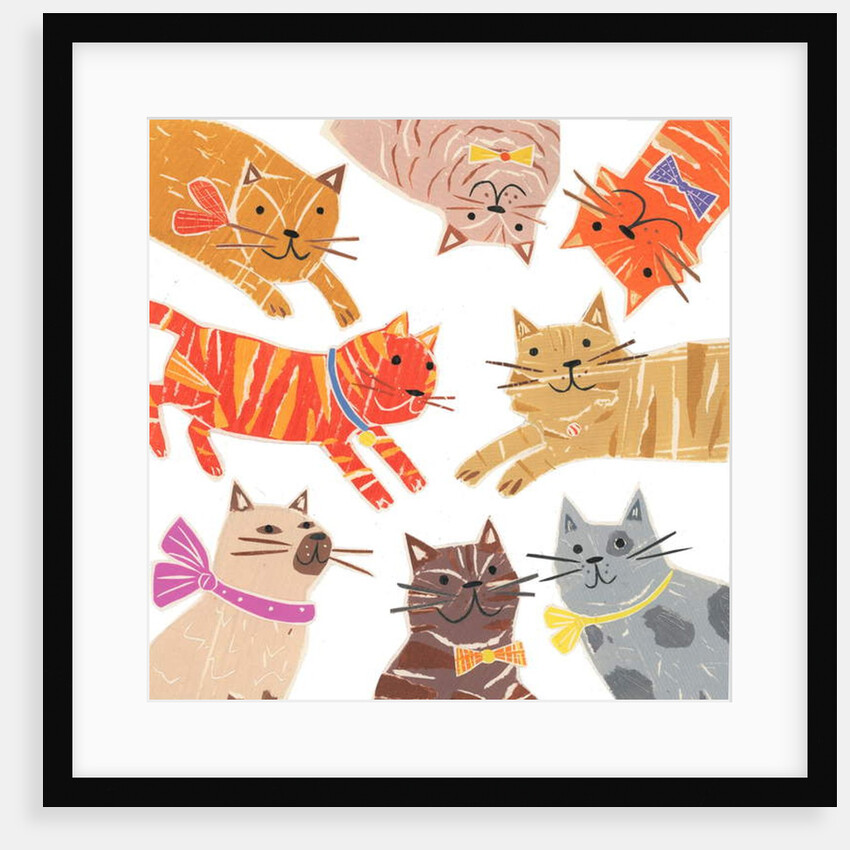 Cats,Cats Cats, 2018 by Sarah Battle
