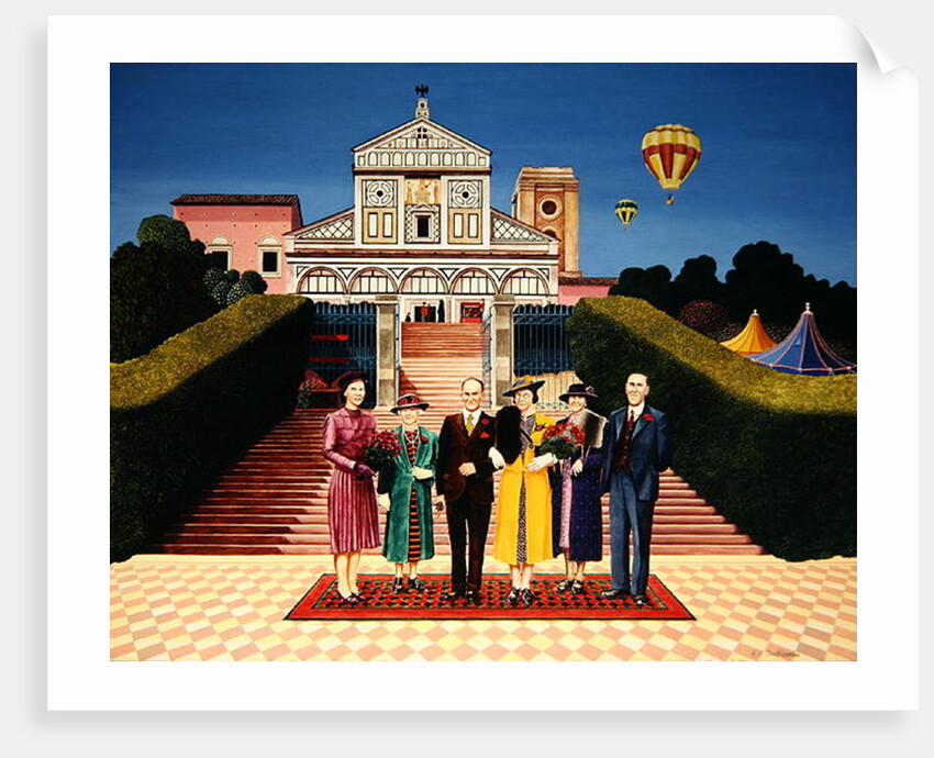 Wedding in Florence, 1972 by Anthony Southcombe