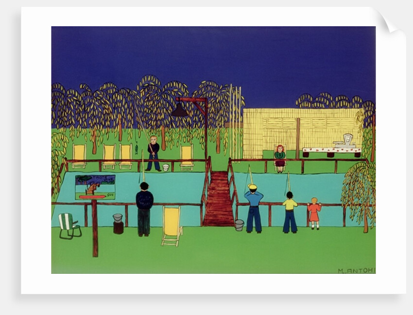 Fishing Pond by Micaela Antohi