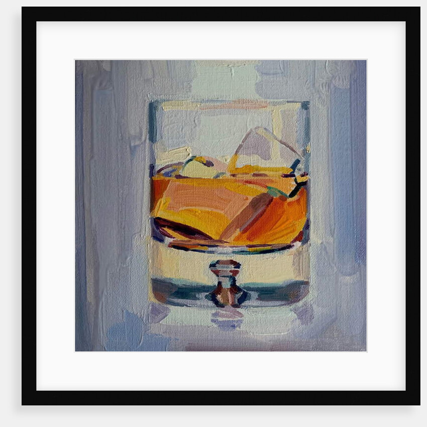 He likes a whisky drink, 2019 by Barbara Hoogeweegen