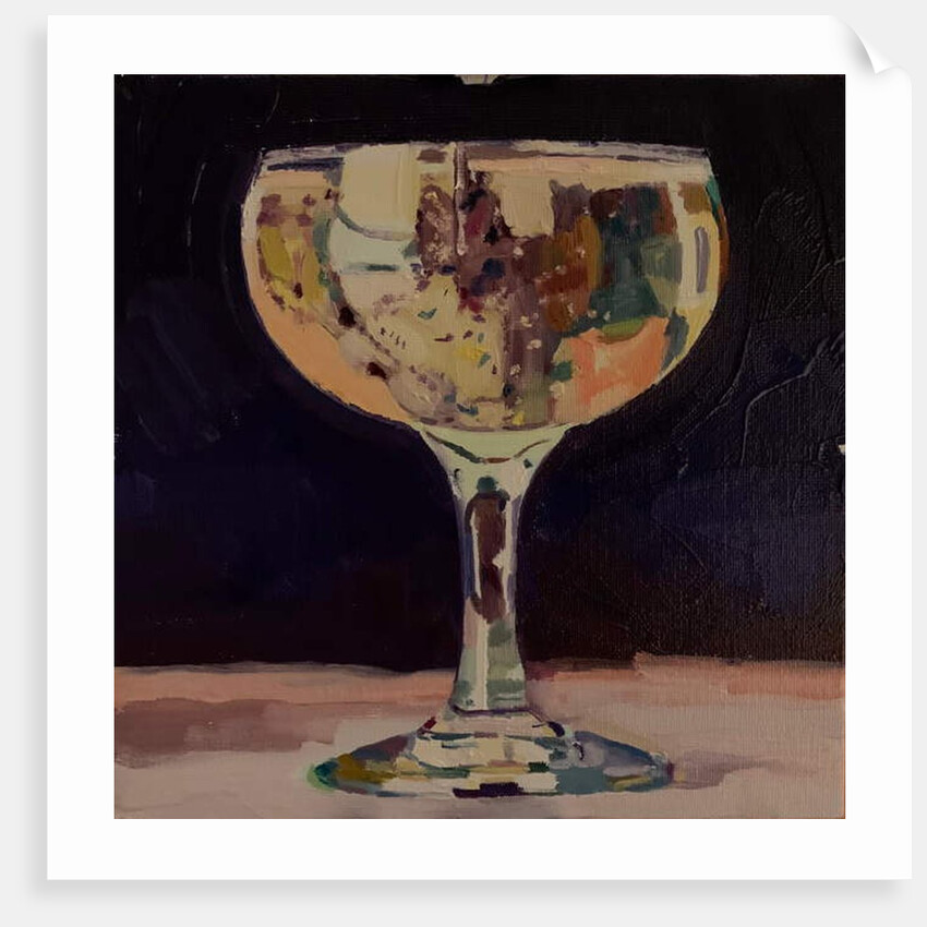 I get no kick from champagne, 2019 by Barbara Hoogeweegen