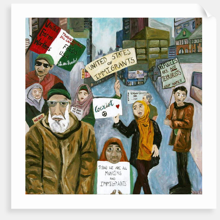 Resist 2, 2017 by Deborah Eve Alastra