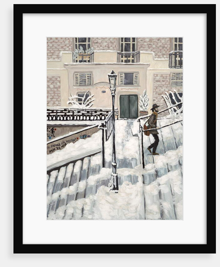 Montmartre Snow, 2017 by Deborah Eve Alastra