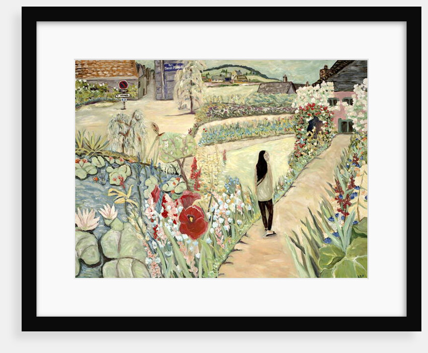 Nita in Giverny, 2017 by Deborah Eve Alastra