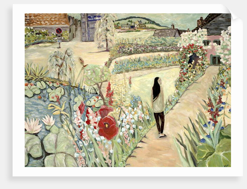 Nita in Giverny, 2017 by Deborah Eve Alastra