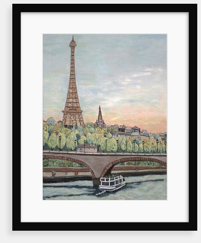 Eiffel Tower View, 2017 by Deborah Eve Alastra