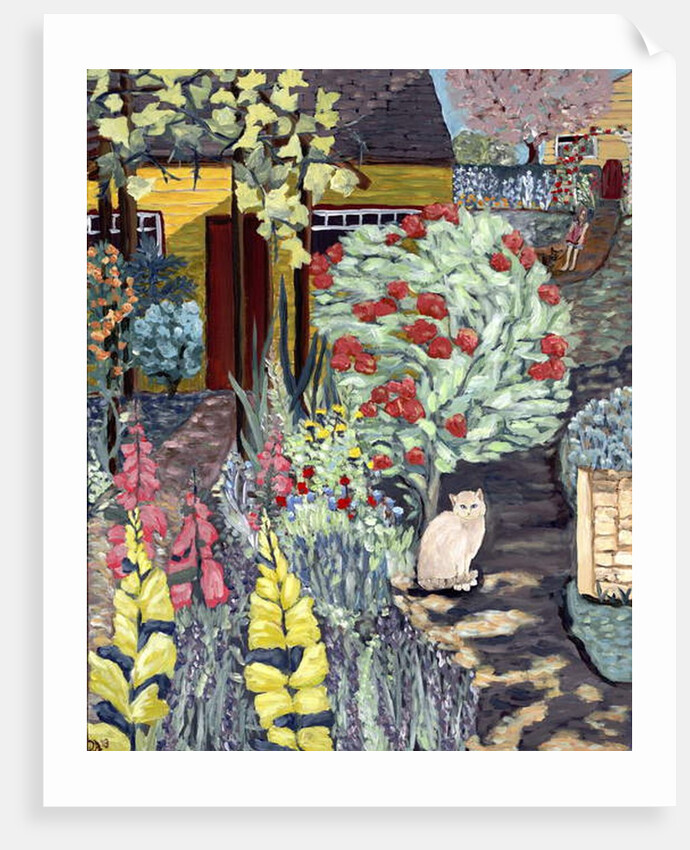 Neighbor's Garden, 2018 by Deborah Eve Alastra