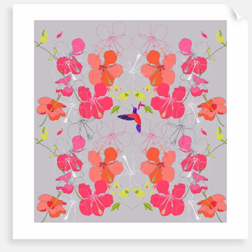 Hibiscus Repeat, 2013 by Anna Platts