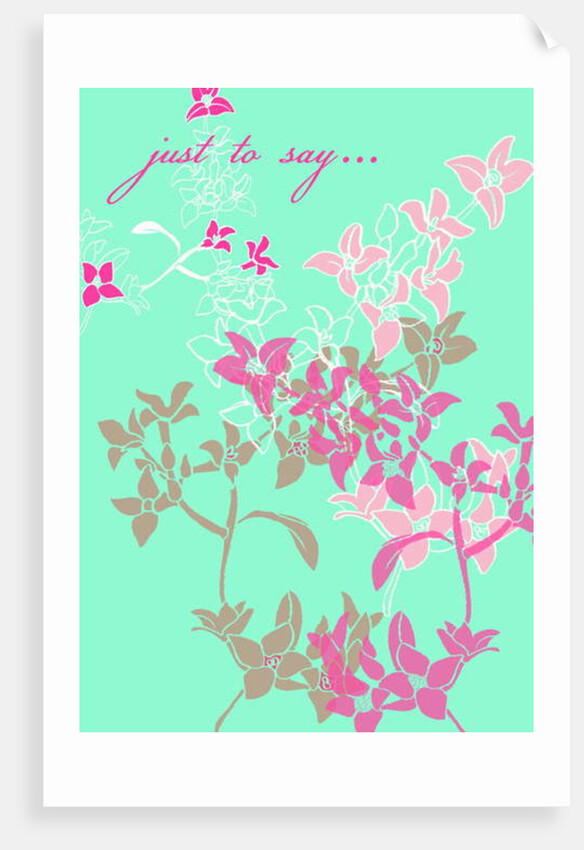 Just to say, 2013 by Anna Platts