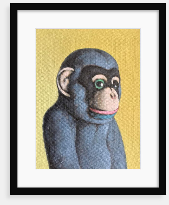 Mauve Monkey on Yellow, 2006 by Peter Jones