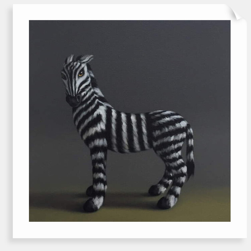 Zebra - After Stubbs, 2018 by Peter Jones