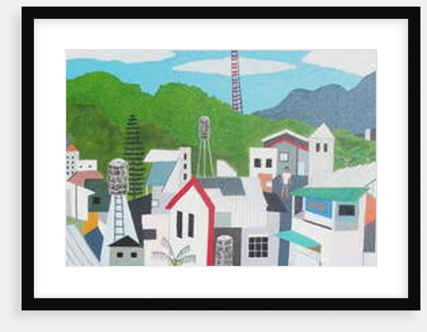 Taitung city rooftop, 2012 by Timothy Nathan Joel