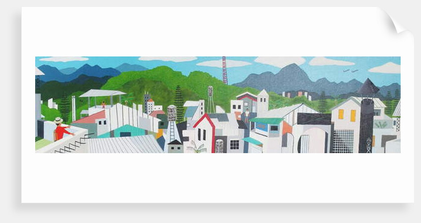 Taitung city rooftop, 2012 by Timothy Nathan Joel