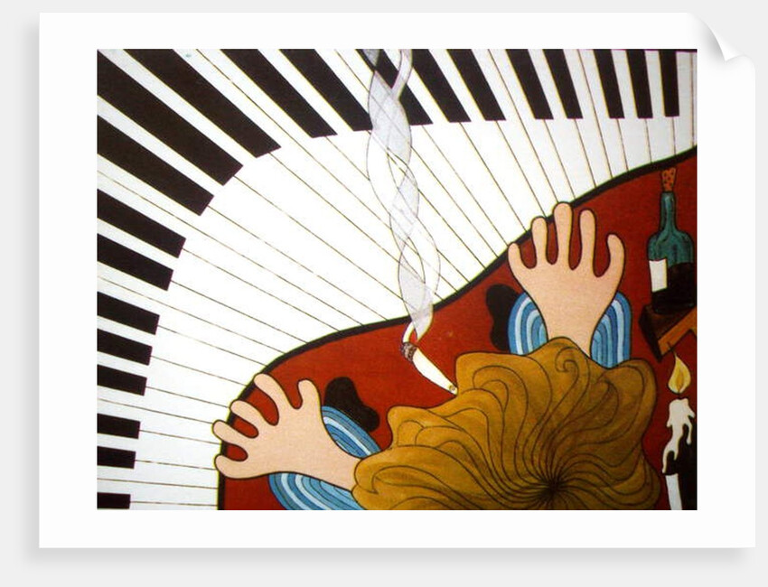 Piano man, 2001 by Timothy Nathan Joel