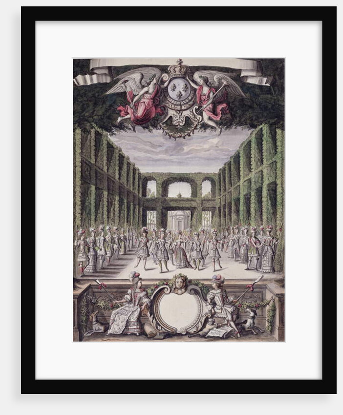 Dance in a Formal Garden by French School