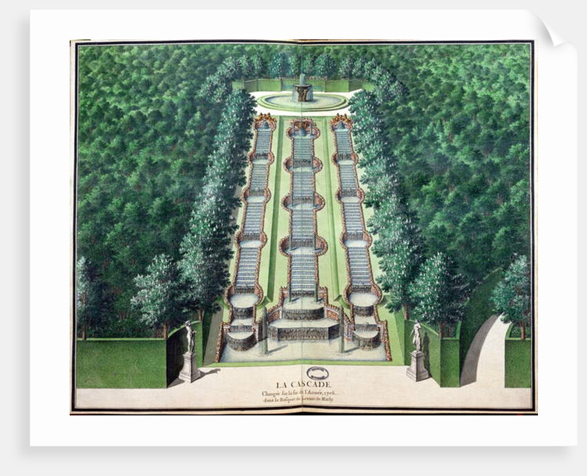 The Cascade, altered at the end of 1706, in the grove on the hill by French School