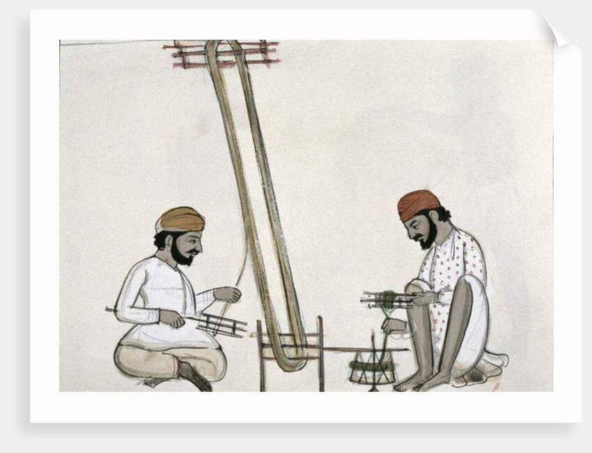 Silk Rollers, c.1890 by Punjabi School