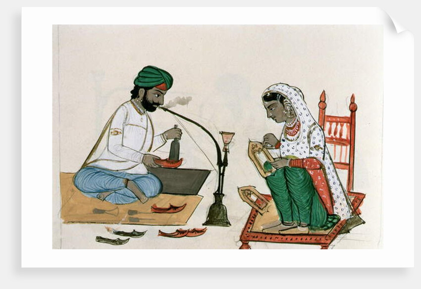 Shoe-Maker c.1890 by Punjabi School