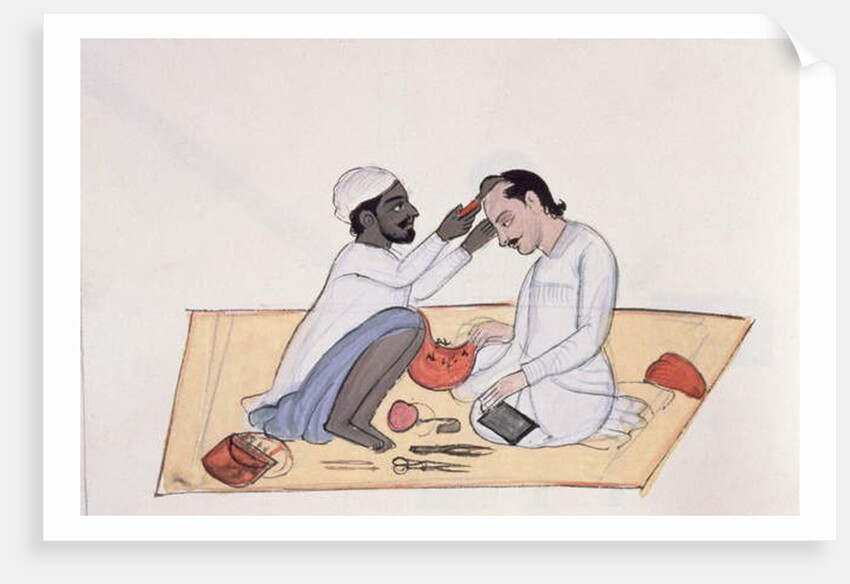 Barber, c.1890 by Punjabi School