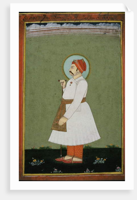 Portrait of Maharaja Jai Singh II of Jaipur by Persian School
