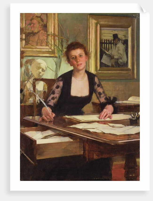 Portrait of the Artist's Wife by Henry Herbert La Thangue