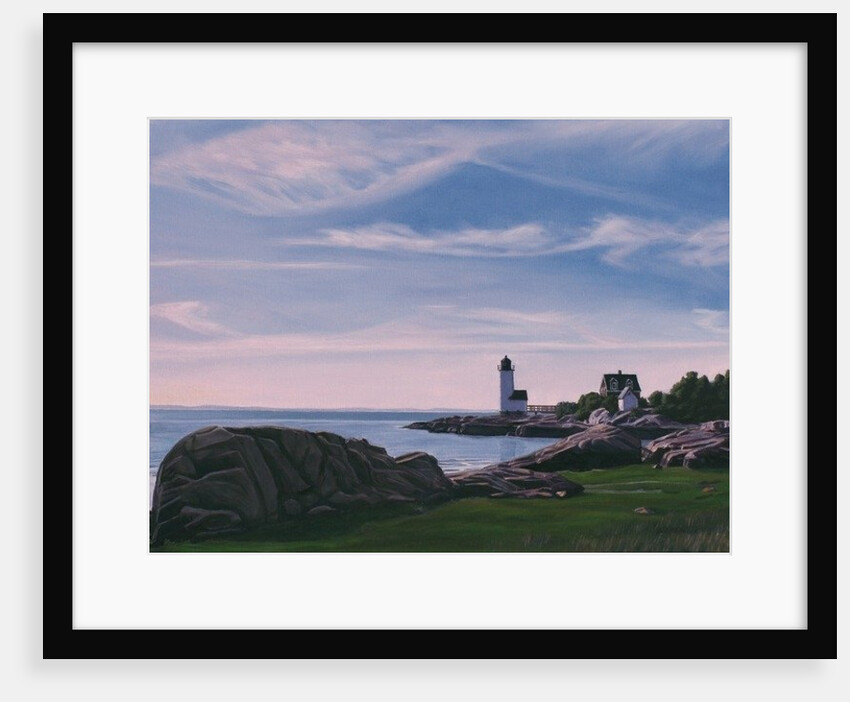 Squam Light Evening, 2014 by David Arsenault