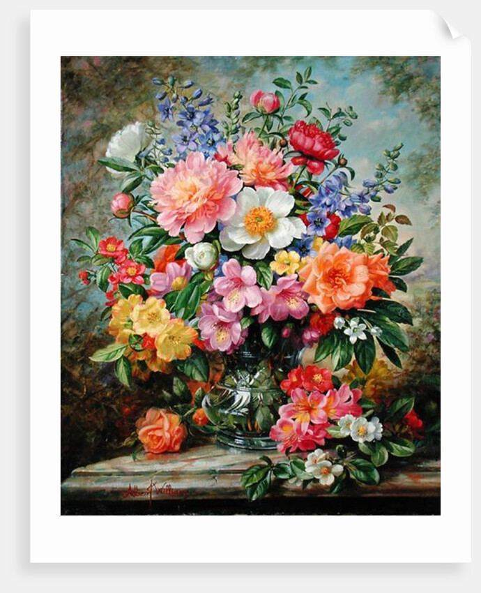 June Flowers in Radiance by Albert Williams