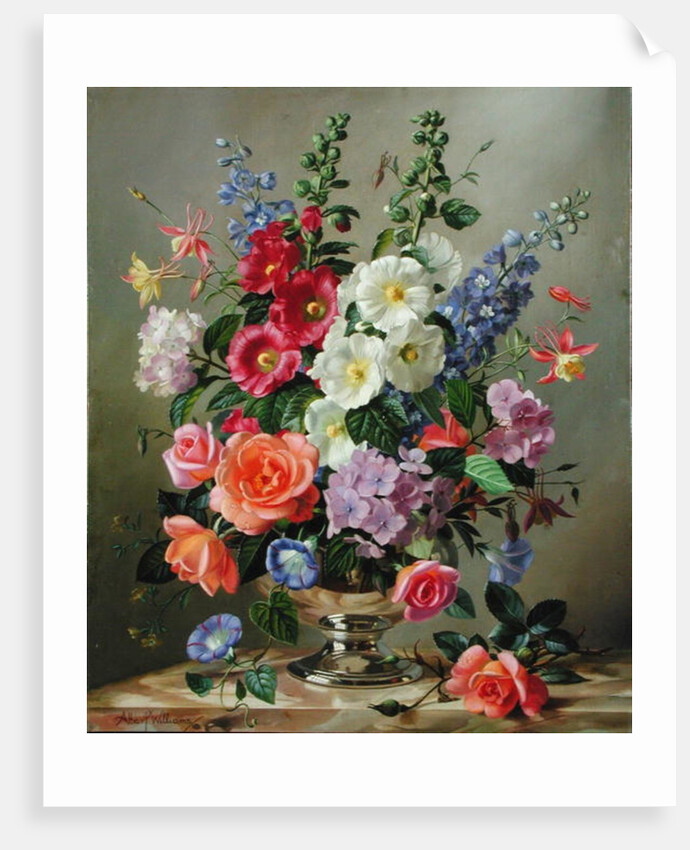 A September Floral Arrangement by Albert Williams