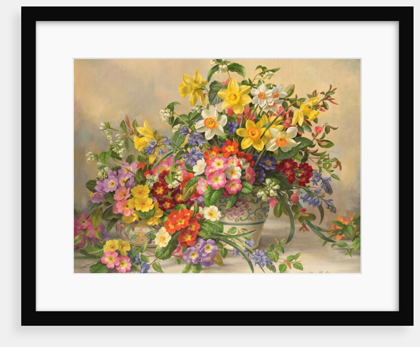 AB/296 Spring Flowers and Poole Pottery by Albert Williams