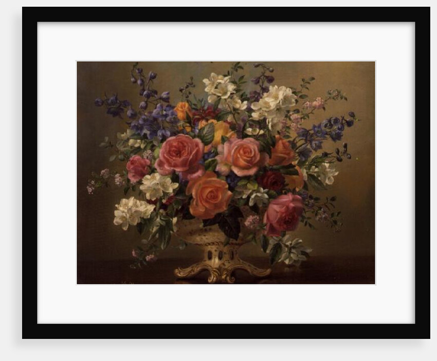 AB/297 An Arrangement of June Flowers by Albert Williams