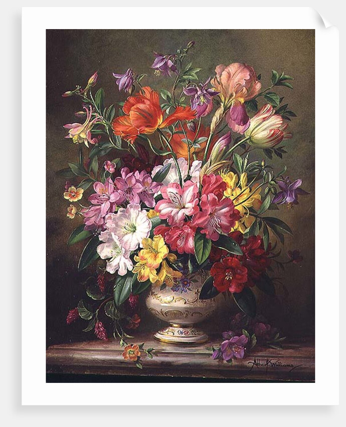AB/315 A Spring Floral Arrangement, 1996 by Albert Williams