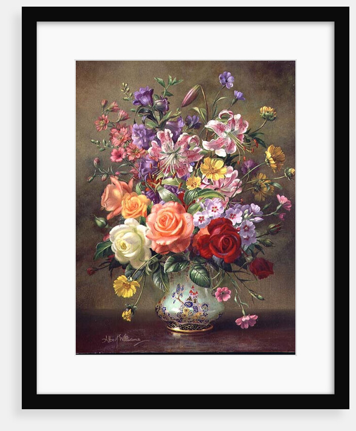 AB/316 A Summer Floral Arrangement, 1996 by Albert Williams