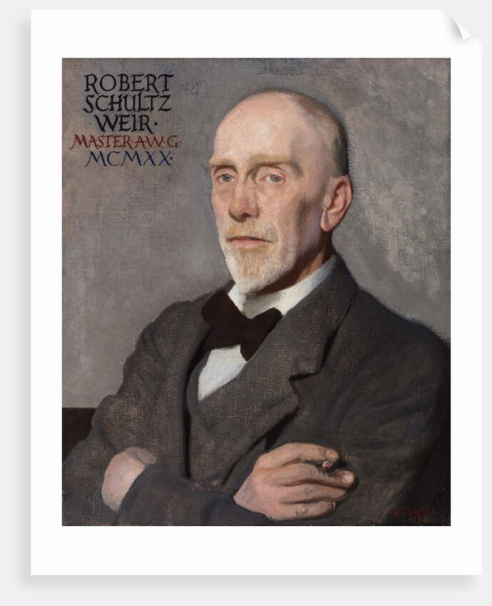 Portrait of Robert W. Schultz Weir, 1920 by George Clausen