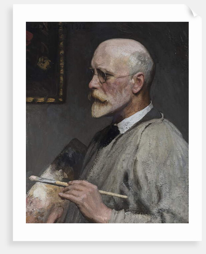 Self Portrait, 1912 by George Clausen