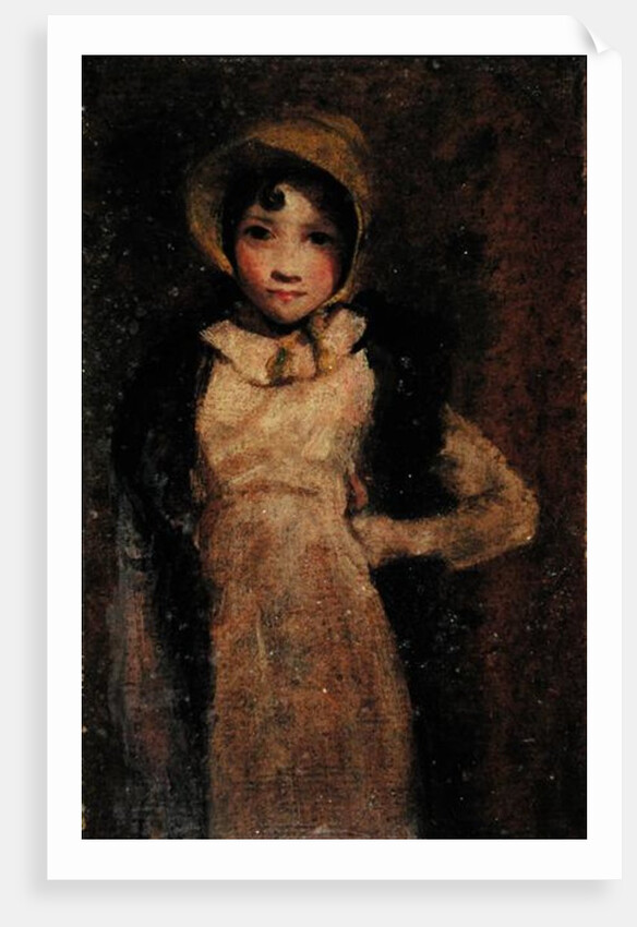 A Girl, thought to be the artist's daughter by John Constable