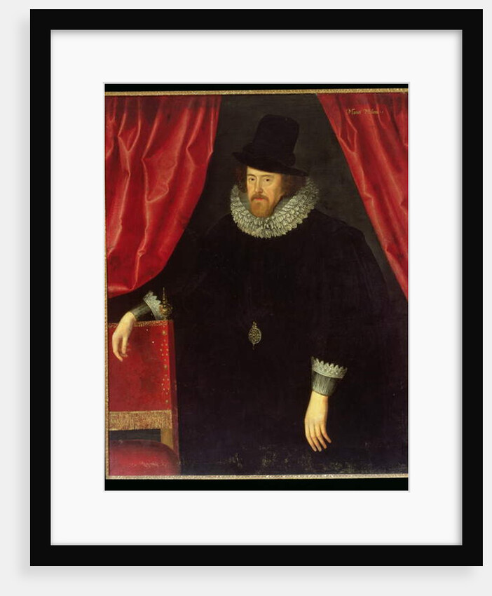 Portrait of Francis Bacon 1st Baron of Verulam and Viscount of St. Albans by William Larkin