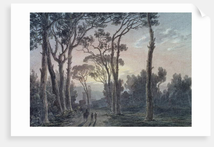 Florence from a Wood near the Cascine by John Robert Cozens