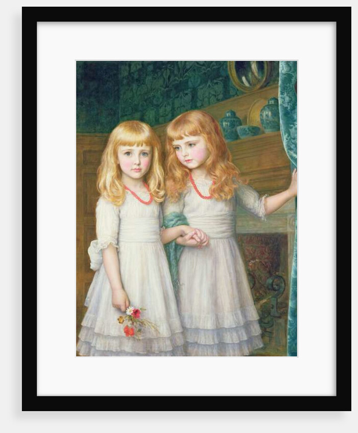Marjorie and Lettice Wormald by Arthur Hughes