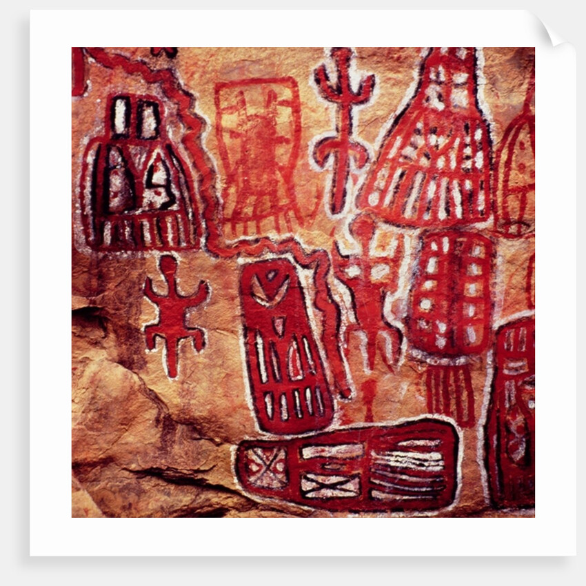 Prehistoric rock painting by Prehistoric Prehistoric