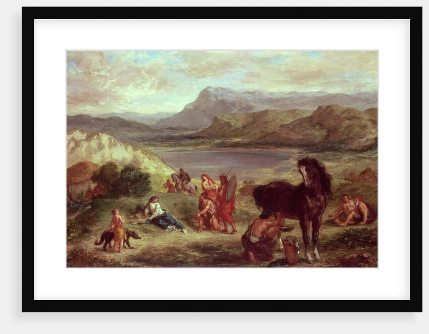Ovid among the Scythians, 1859 by Ferdinand Victor Eugene Delacroix