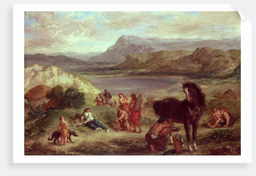 Ovid among the Scythians, 1859 by Ferdinand Victor Eugene Delacroix