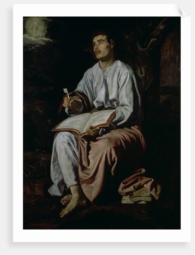 St. John the Evangelist on the Island of Patmos, c.1618-19 by Diego Rodriguez de Silva y Velazquez