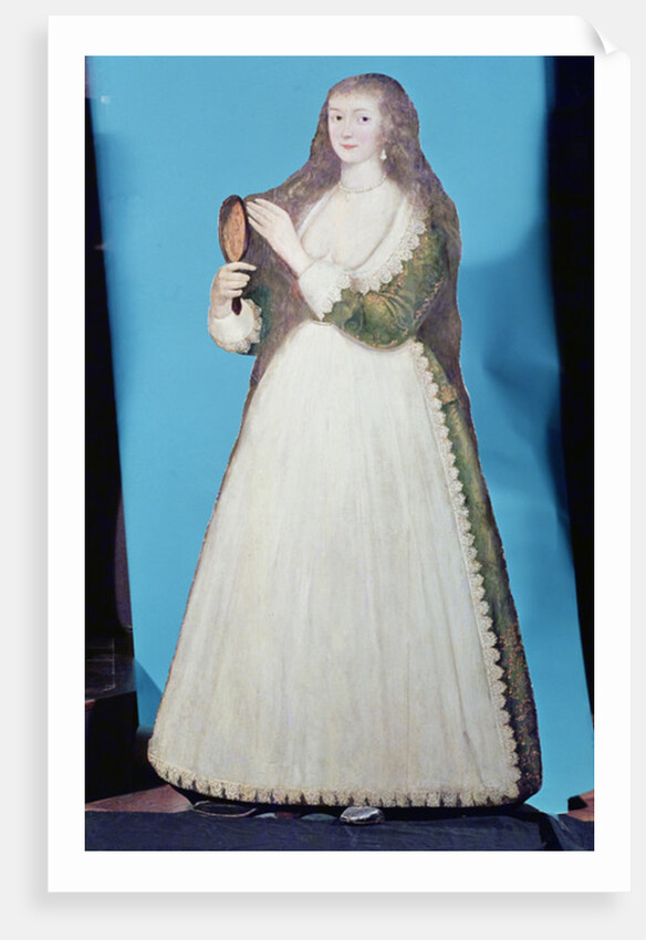 Dummy board figure of a woman, c.1620 by English School