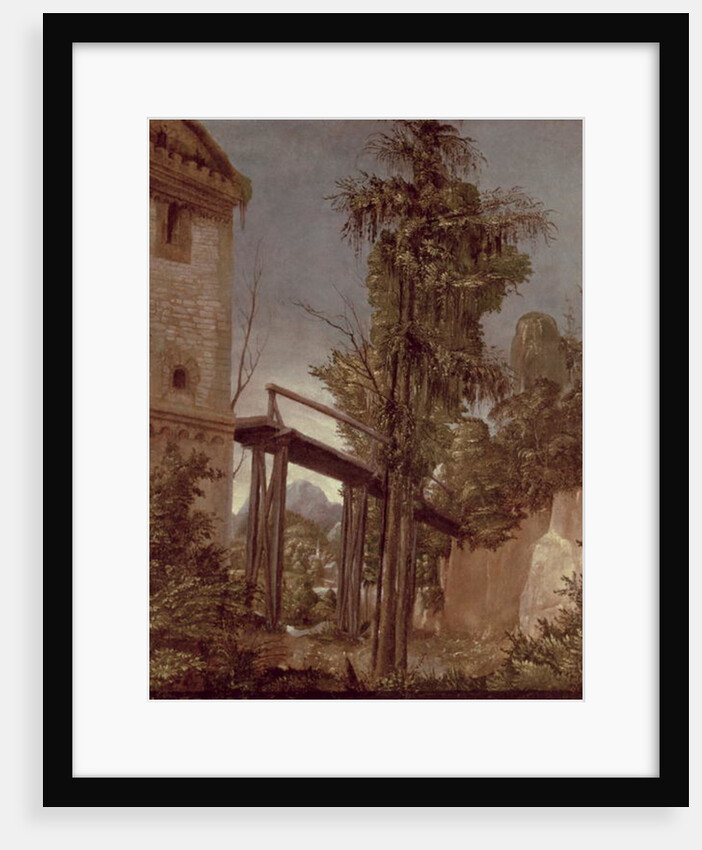 Landscape with a Footbridge by Albrecht Altdorfer