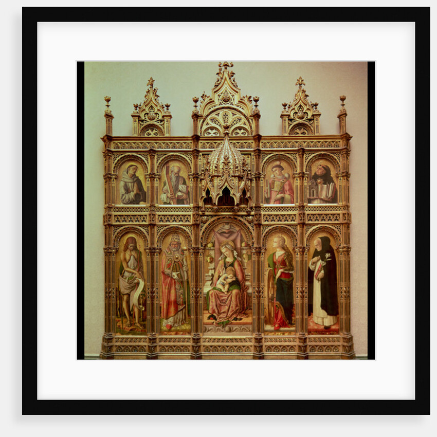 The Demidoff Altarpiece, 1476 by Carlo Crivelli