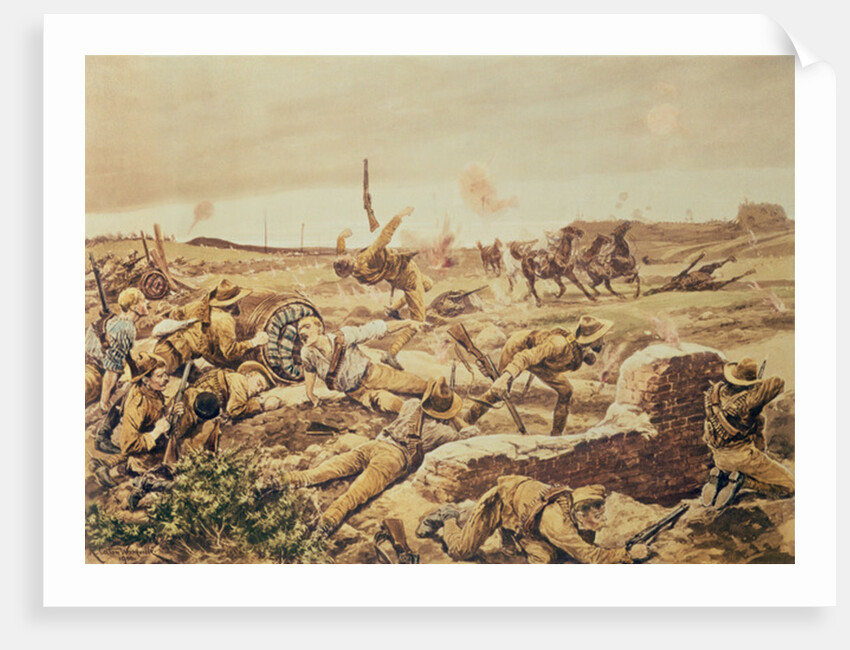 Mafeking 1900, Boer War by Richard Caton II Woodville (after)