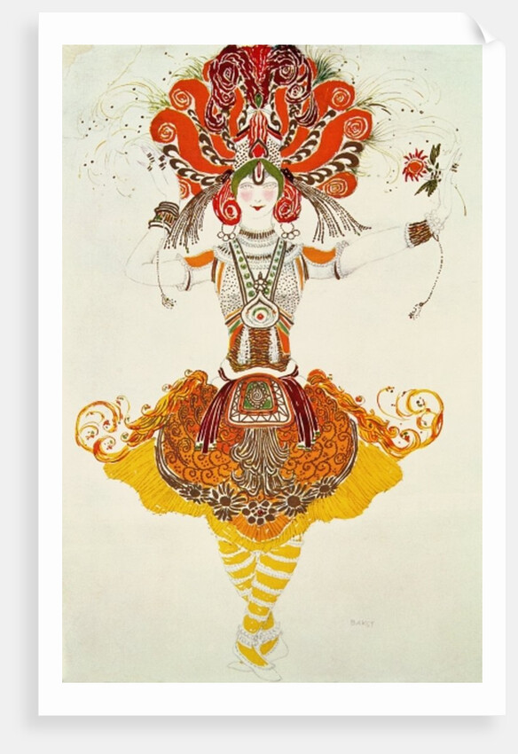 Ballet Costume for 'The Firebird' by Igor Stravinsky, c.1920 by Leon Bakst